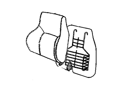 GM 16796944 CUSHION, Front/Rear