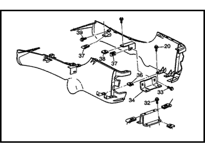 Oldsmobile Intrigue Center Console - 10314063