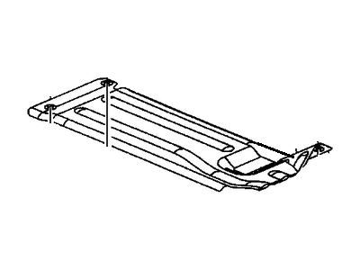 GM 15735024 Shield Assembly, Exhaust Heat (At Rear Floor Panel)