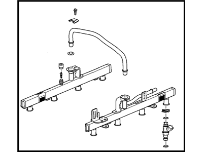 GM 12621662 Rail Assembly, Sequential Multiport Fuel Injection Fuel