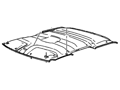 GM 15073568 PANEL, Roof Trim(Interior)