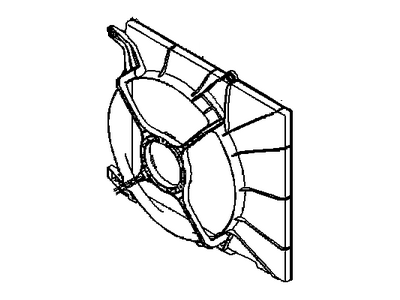 GM 93740543 Shroud,Engine Coolant Fan