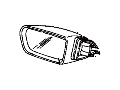 1995 Chevrolet Corsica Side View Mirrors - 12502083