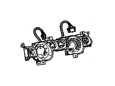 GM 25640166 Instrument Panel Gage CLUSTER