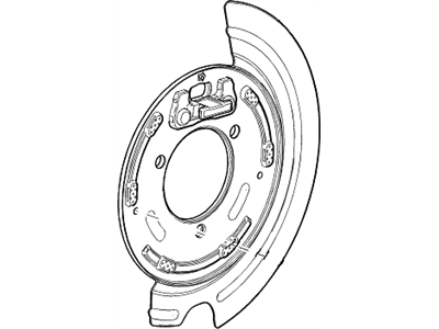 GM 23332143 Plate, Rear Parking Brake Anchor Backing