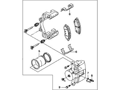 Pontiac Brake Calipers - 96475174