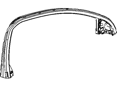 GM 13269829 Molding,Front Side Door Window Frame Garnish