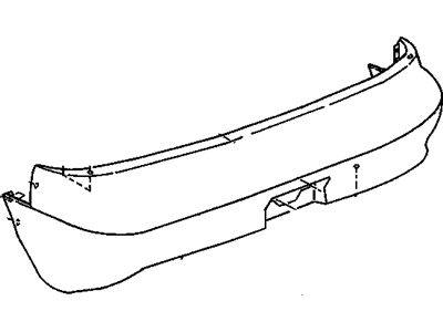 GM 97019606 Rear Bumper Cover