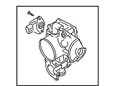 2004 Chevrolet Tracker Throttle Body - 91174448