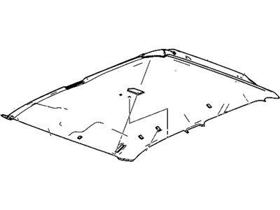 GM 15779710 Panel Assembly, Headlining Trim *Gray Y