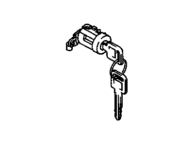 1994 Chevrolet Metro Door Lock Cylinder - 96065486