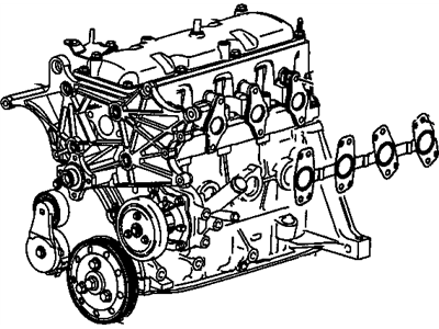 2000 GMC Sonoma Cylinder Head - 24577648