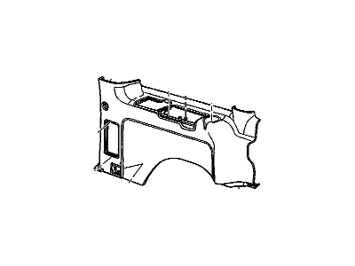 GM 15047985 Panel Assembly, Body Side Rear Trim *Neutral)(Increase