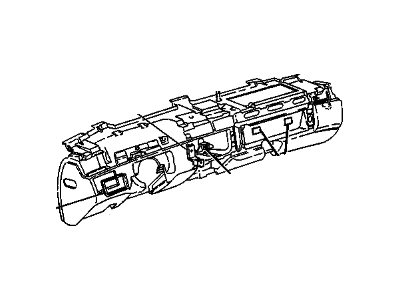 GM 25662485 Panel Asm,Instrument Lower *Shale