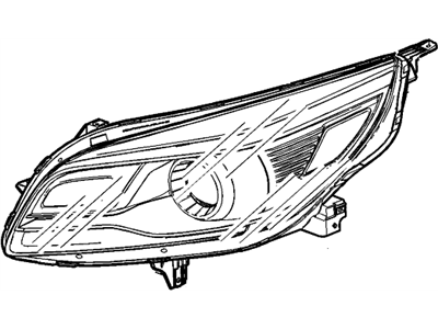 GM 23285541 Headlamp Assembly