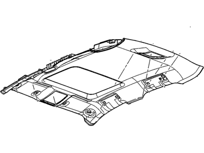 GM 89022808 Panel Asm,Headlining Trim *Pewter