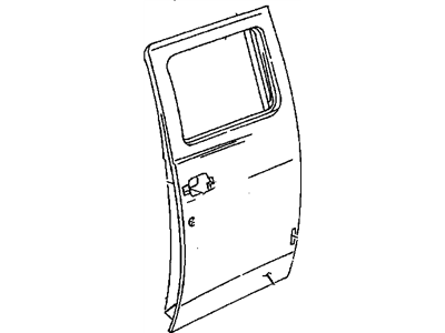 GM 15966412 Door Assembly, Intermediate Side