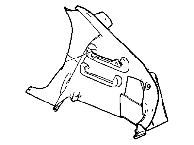 GM 15212011 PANEL, Rear Quarter Trim