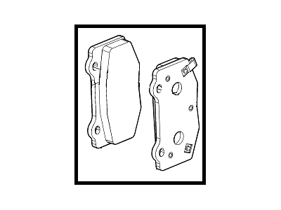 2019 Chevrolet Corvette Brake Pad - 84732503