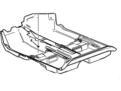 GM 95300731 Carpet Assembly, Floor Panel *Black