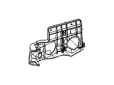 GM 16518494 Bracket,Headlamp Mount Panel