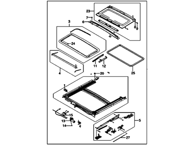 GM 95468977 Module Asm,Sun Roof