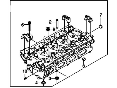 Chevrolet Aveo Cylinder Head - 96446922