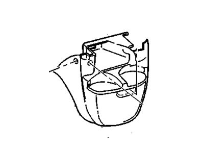 GM 15151847 Extension Assembly, Instrument Panel Lower *Gray