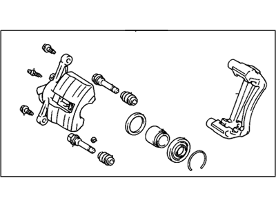 1994 Chevrolet Prizm Brake Caliper Repair Kit - 94855091