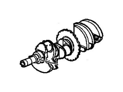 2008 Cadillac STS Crankshaft - 12593766