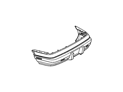 GM 10251700 Rear Bumper Cover