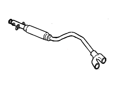 Cadillac Seville Exhaust Pipe - 25641849