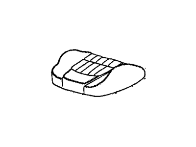 GM 16796943 CUSHION, Front/Rear