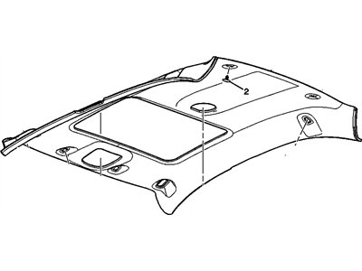 GM 15838094 Panel Assembly, Headlining Trim *Light Ttnum