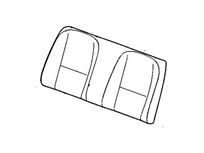 GM 20967415 Cover,Rear Seat Back