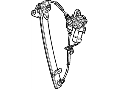 GM 95211436 Front Side Door Window Regulator