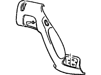 GM 90433535 HANDLE, Rear Side Door Trim Finish