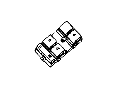 GM 9060795 Switch Assembly, Front Side Door Window & Multifunction *Neutral