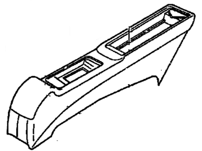 1991 Chevrolet Lumina Center Console - 12501401