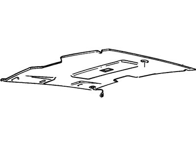 GM 10411129 Panel Assembly, Headlining Trim Finish <Use 1C3M*Neutral