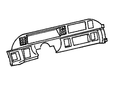 GM 10239566 Plate Assembly, Instrument Panel Trim *Saphire V/Dark