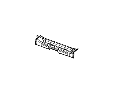 GM 93439733 Molding Assembly, Rear End Reveal & Quarter Belt *Graphite