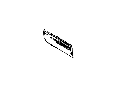 GM 16618115 Insert, Front Side Door Center Molding