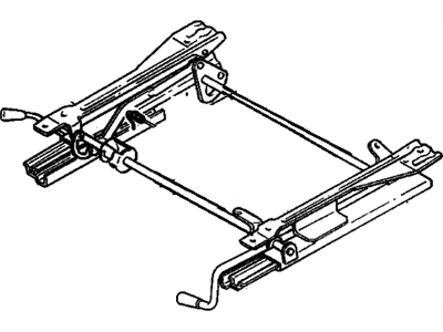 GM 12517343 Clip, Driver Seat Adjuster Retaining 4-Way