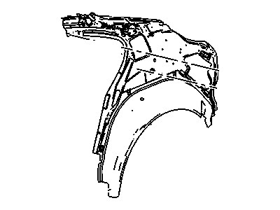 GM 22902684 Panel Assembly, Body Side Inner