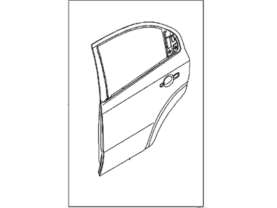 GM 96942348 Door,Rear Side