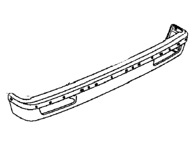 GM 10016847 Bar, Rear Bumper Impact