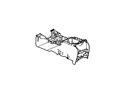 2003 GMC Yukon Center Console Base - 88987012