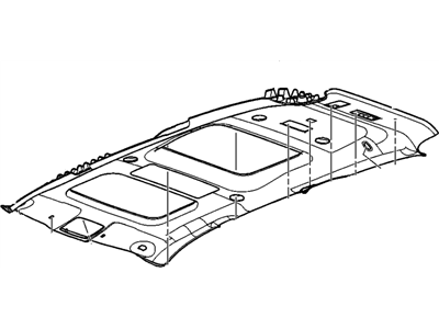 GM 20852831 Panel, Headlining Trim *Titanium