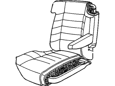 GM 12540016 Trim Asm,Front Seat Back